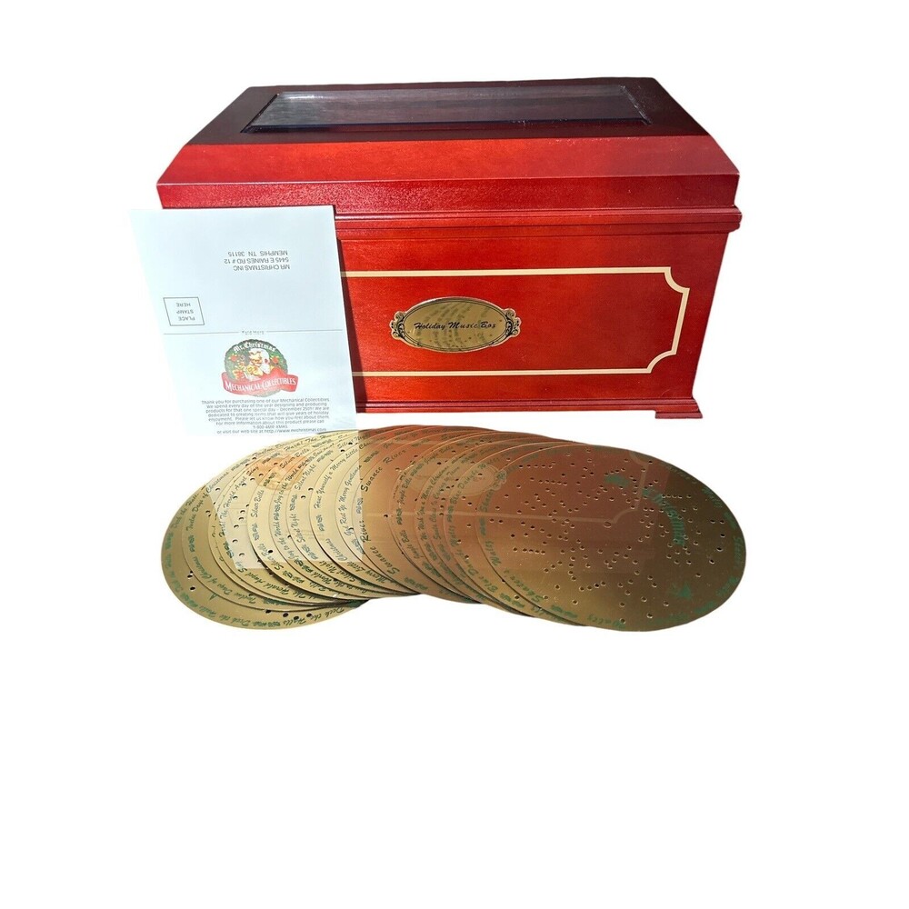 Mr Christmas 1999 Holiday Music Box With 16 Discs No Scratches Or Knicks Mint